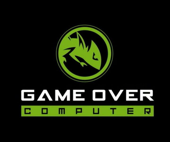 Game Over Computer — Sound Design logo animato